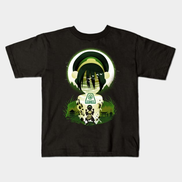 Earthbender Kids T-Shirt by DANDINGEROZZ